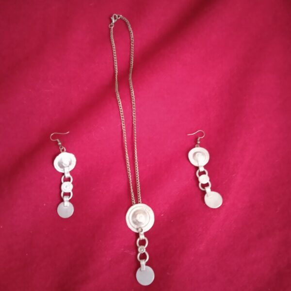 Κρεμαστό & σκουλαρίκια turkmen button